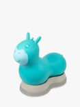 Micro Scooters 2-In-1 Horse Ride-On & Inflatable Hopper, Blue