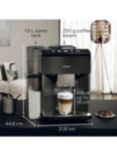 Siemens TQ518GB3 EQ500 Bean to Cup Coffee Machine, Black