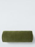 John Lewis ANYDAY Cotton Velvet Bolster Cushion, Olive