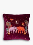 Elizabeth Scarlett Elephant Cushion, Multi