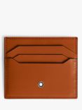 Montblanc Meisterstück Leather 6 Slot Card Holder, Rust