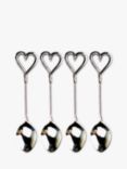 Selbrae House Love Heart Stainless Steel Spoons, Set of 4