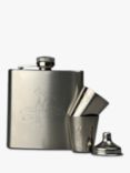 Selbrae House Golf Stainless Steel Hip Flask & Cup Set