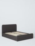 John Lewis ANYDAY Bonnie Ottoman Storage Upholstered Bed Frame, Double, Brushed Tweed Charcoal