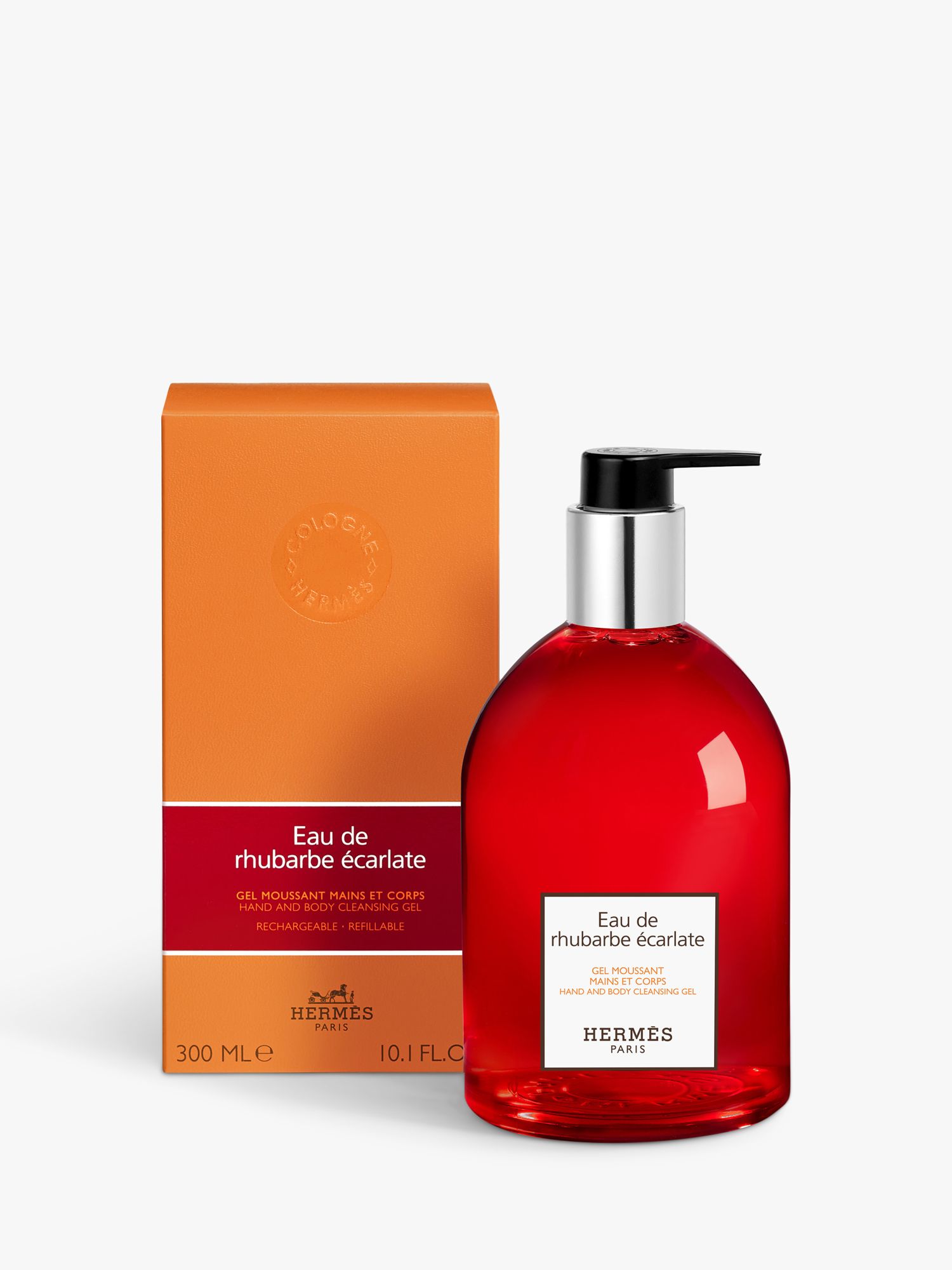 Hermès Eau de Rhubarbe Écarlate Hand and Body Cleansing Gel, 300ml