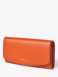 Aspinal of London Essential Pebble Leather Purse, Orange