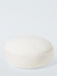 John Lewis Boucle Round Cushion, Marshmallow