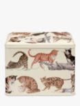 Emma Bridgewater Cats Rectangular Tin Caddy, 3.3L, Multi