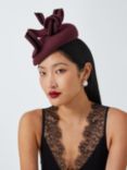 Whiteley Kendall Contour Pill Box Wool Fascinator, Mulberry