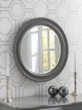 Yearn Denver Round Wall Mirror, 64.5cm, Dark Grey
