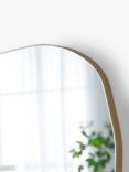 Yearn Organic Wall Mirror, 80 x 50cm, Gold