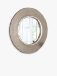 Yearn Studded Round Wall Mirror, 79cm, Silver