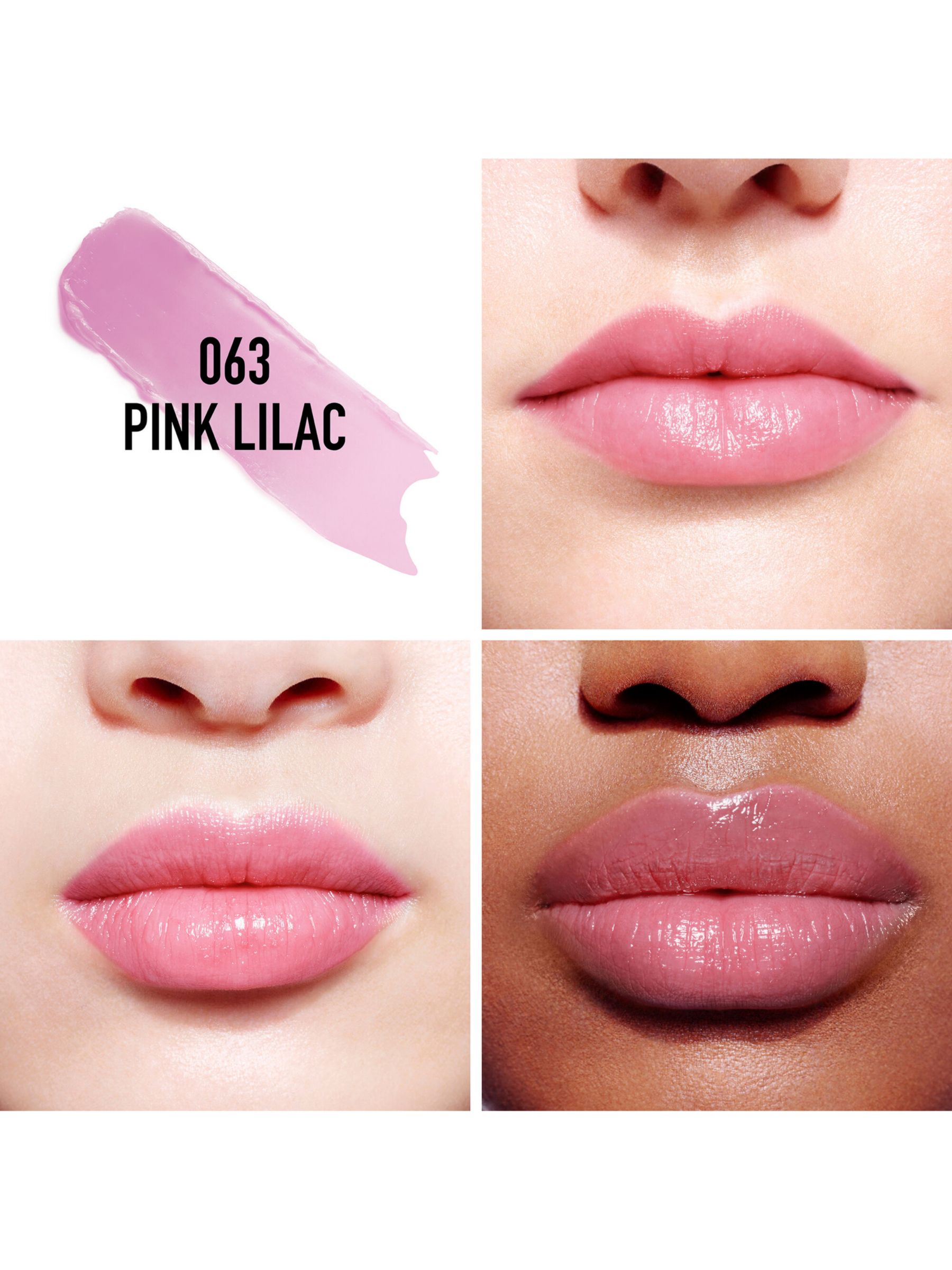 DIOR Limited Edition Addict Lip Glow Lipstick, 063 Pink Lilac 2
