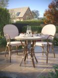 Laura Ashley Riviera 2-Seater Woven Garden Bistro Table & Chairs Set