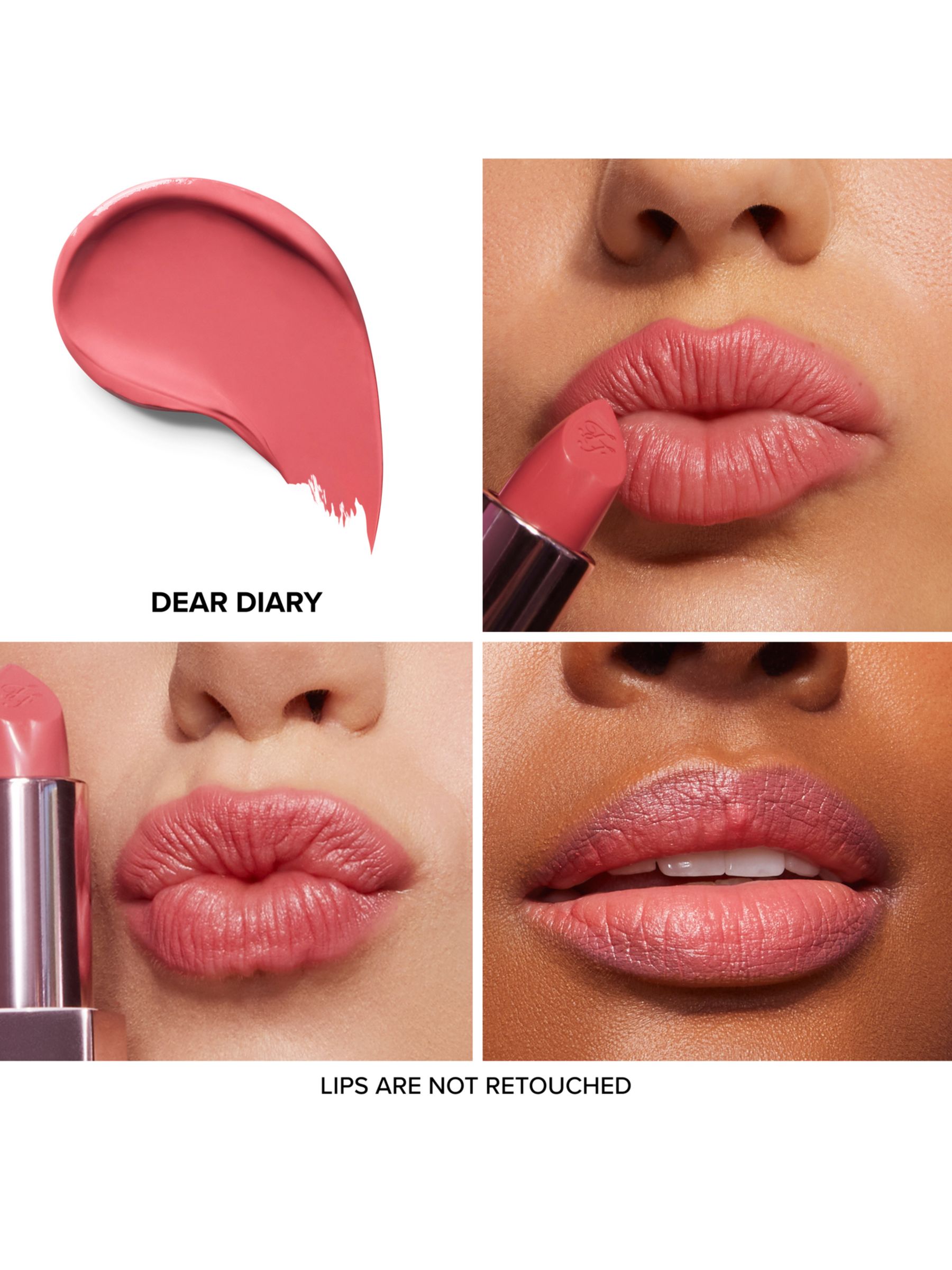 Too Faced Lady Bold Em-Power Pigment Cream Lipstick, Dear Diary 2