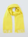 John Lewis Blanket Wool Scarf, Yellow