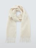 John Lewis Wool Scarf, White