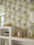 Clarke & Clarke Palmyra Wallpaper, Palm