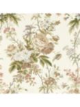 Sanderson x Giles Deacon Lakeland Paradis Wallpaper, Walnut