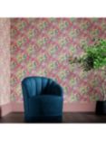 Morris & Co. Golden Lily Wallpaper, Pink Fizz