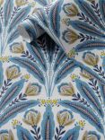 Clarke & Clarke Attingham Wallpaper, Denim