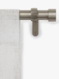 Umbra Cappa Expandable Single Curtain Rod, Dia. 25mm. Nickel