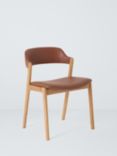 John Lewis Santino Dining Chair, Oak Bianco Oil/Cognac