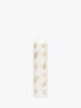 Talking Tables Mistletoe Advent Pillar Candle, H20.5cm