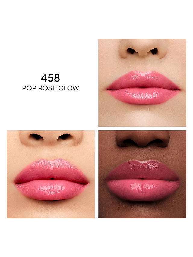Guerlain Kiss Kiss Bee Glow Lip Balm, 454 Pop Rose Glow 3