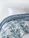 John Lewis X Collagerie Geranium Bedspread, Petrol