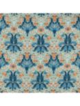 Morris & Co. Spring Thicket Furnishing Fabric, Paradise Blue/Peach