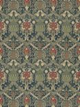 Morris & Co. Granada Furnishing Fabric, Indigo/Red