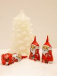 Natalie Foiled Chocolate Santa Tree Decorations, 205g