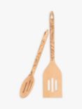 William Morris At Home Kitchen Utensils, Set of 2, FSC-Certified (Beech Wood)