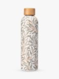 William Morris At Home Willow Bough Stainless Steel Drinks Bottle with Wooden Lid, FSC-Certified (Beech Wood), 750ml