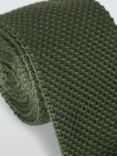 John Lewis Knitted Tie, Green