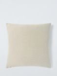 John Lewis Rib Weave Cushion, Natural