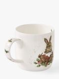 Wrendale Designs Merry Little Christmas Rabbit Bone China Mug, 310ml