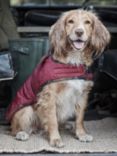 Barbour Bone Quilted Dog Coat, Cranberry, Medium