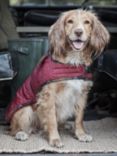 Barbour Bone Quilted Dog Coat, Cranberry, Small