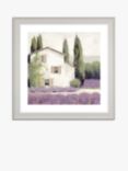 John Lewis Adelene Fletcher 'Lavender Cottage' Framed Print, 38 x 38cm, Multi