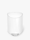 simplehuman Semi-Round Pedal Bin, 6L, White