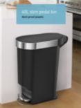 simplehuman Slim Pedal Bin, 40L