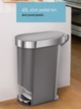 simplehuman Slim Pedal Bin, 40L