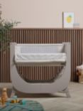 Shnuggle Air Lite Bedside Crib, Taupe