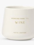 Katie Loxton Nine 'Til Wine Cermiac Mug, Burgandy