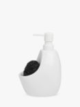 Umbra Joey Soap Pump and Scrubby, White