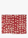 Katie Loxton Abstract Heart Print Scarf, Multi/Red