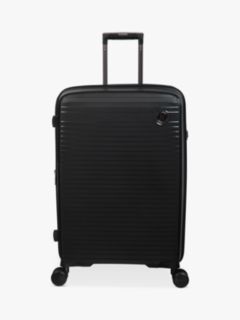 it luggage Spontaneous 8-Wheel 67.5cm Expandable Medium Suitcase, Black