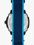 Alpina AL-525LNSB4VG6 Men's Seastrong Gyre Diver Fabric Strap Watch, Blue